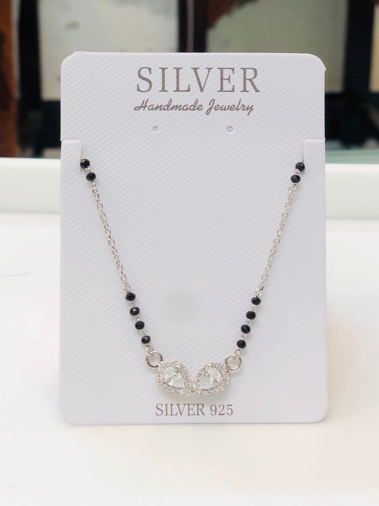 92.5 Silver Mangalsutra