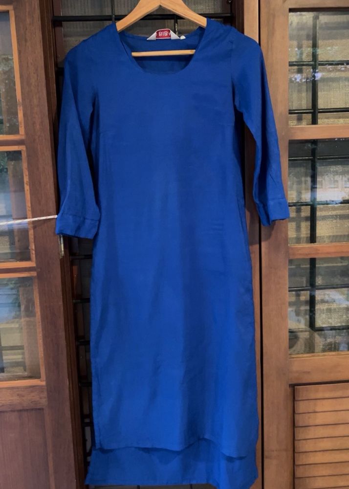 BIBA Blue Kurti Top