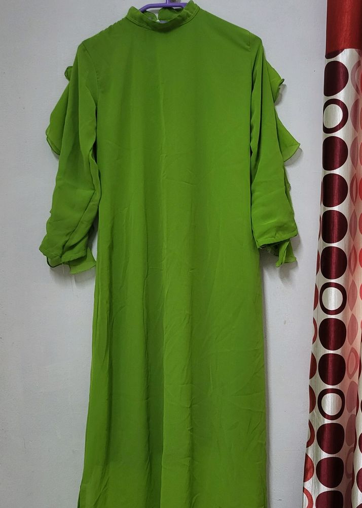 Parrot Green Frock