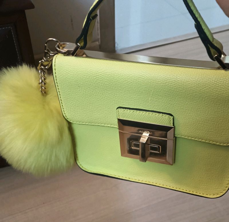 Neon Yellow Aldo Bag