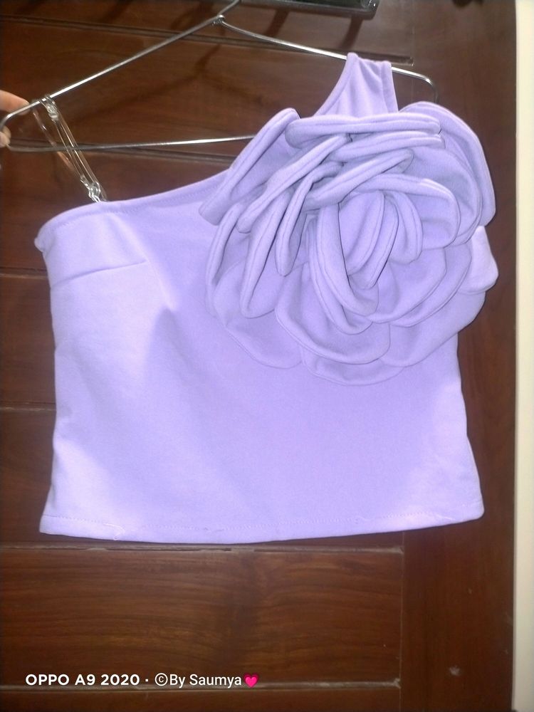 Crop Top ( Lavender)