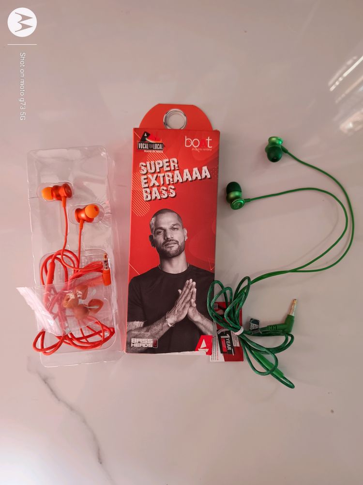 Two Boat Bassheads 152 Wired Earphones