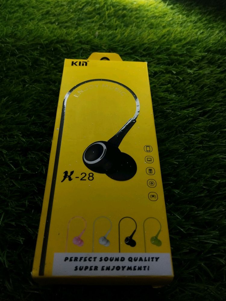 Headphone With Mic (Black)