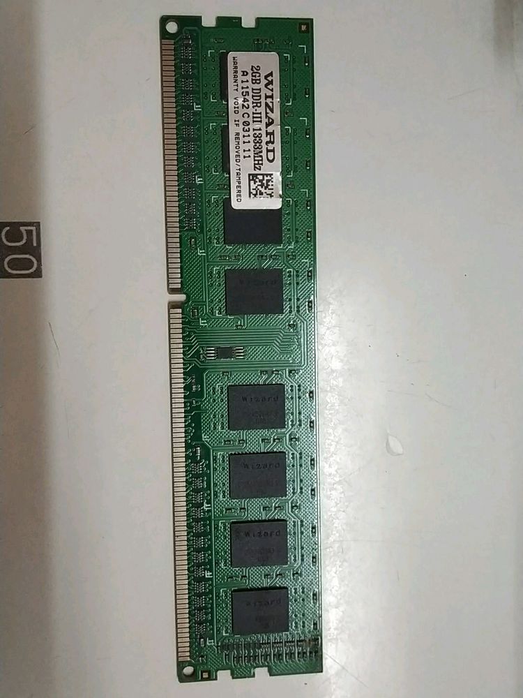 🆕 WIZARD 2GB DDR3 RAM Chip