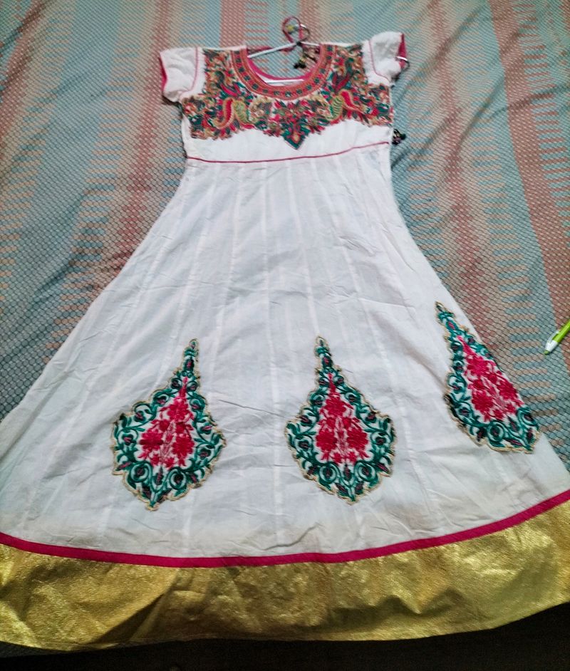 Anarkali White