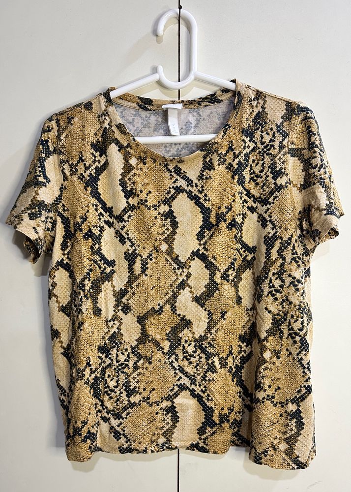 Animal Print T shirt