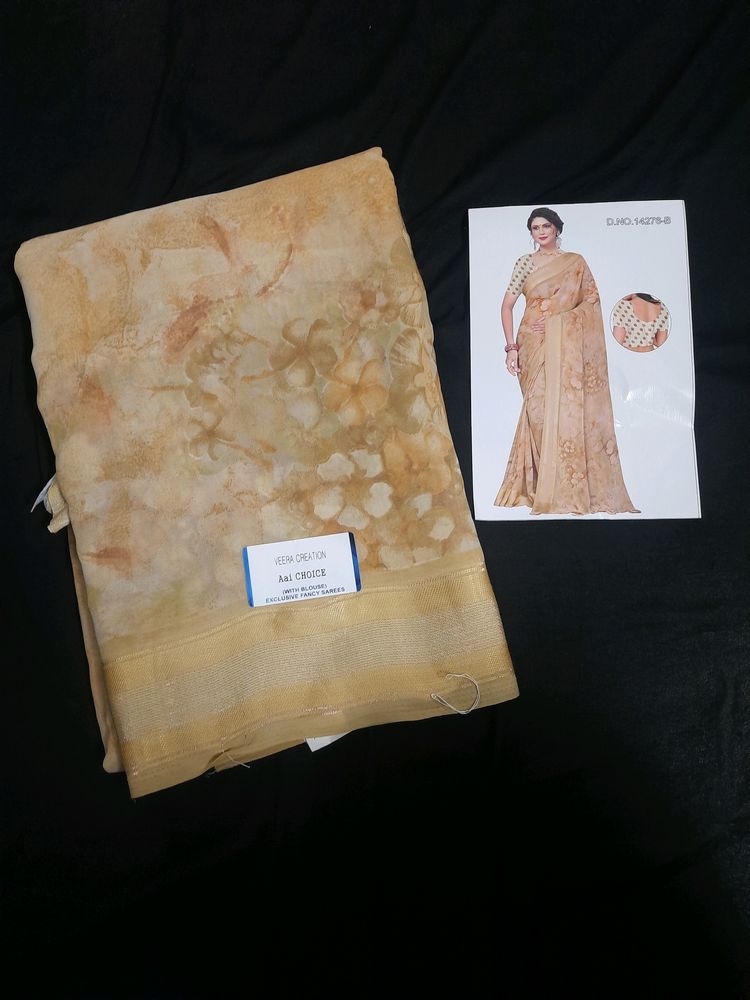 Pure Shifon Saree