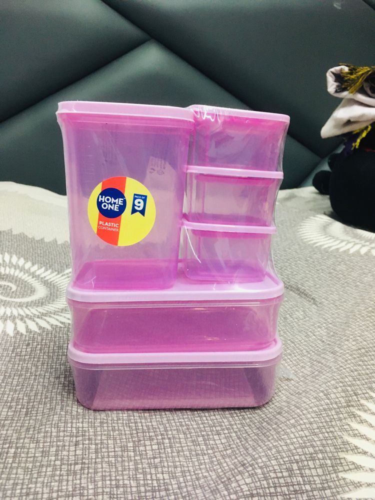 ❤️9 In 1 Plastic Containers❤️