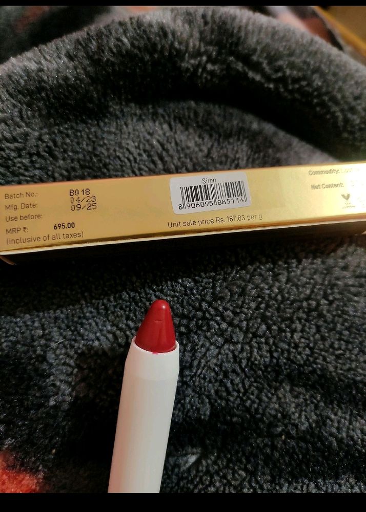 new red color myglam crayon new