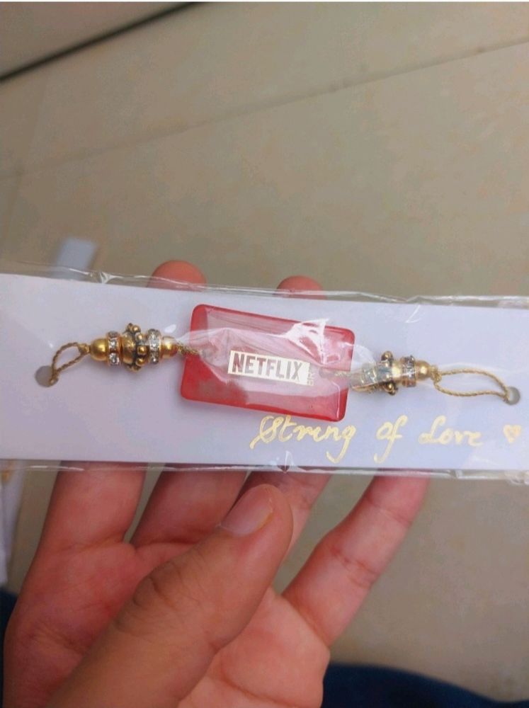 Resin Netflix Rakhi For Cool Brother