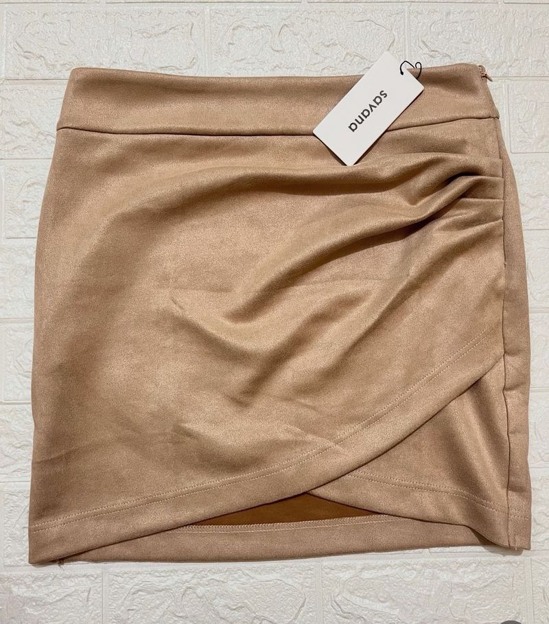 Beige Skirt ( Brand : Savana)