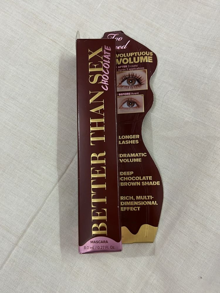 Two Faced Mascara In Chocolate Shade