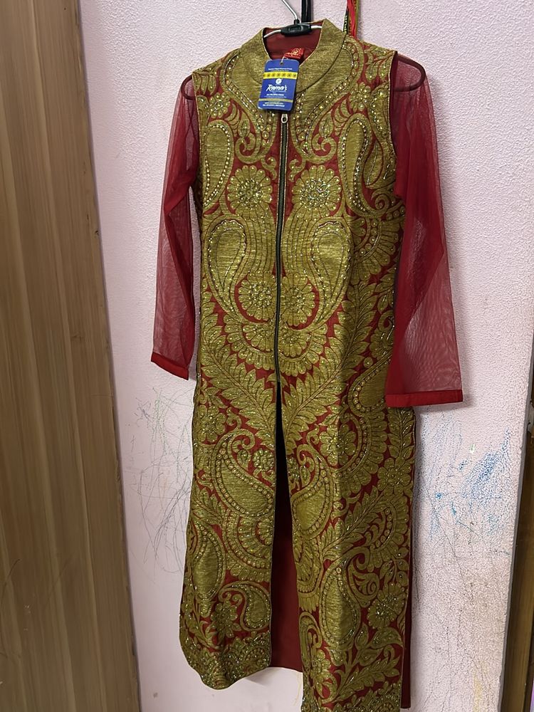 Maroon Colour Suit Set