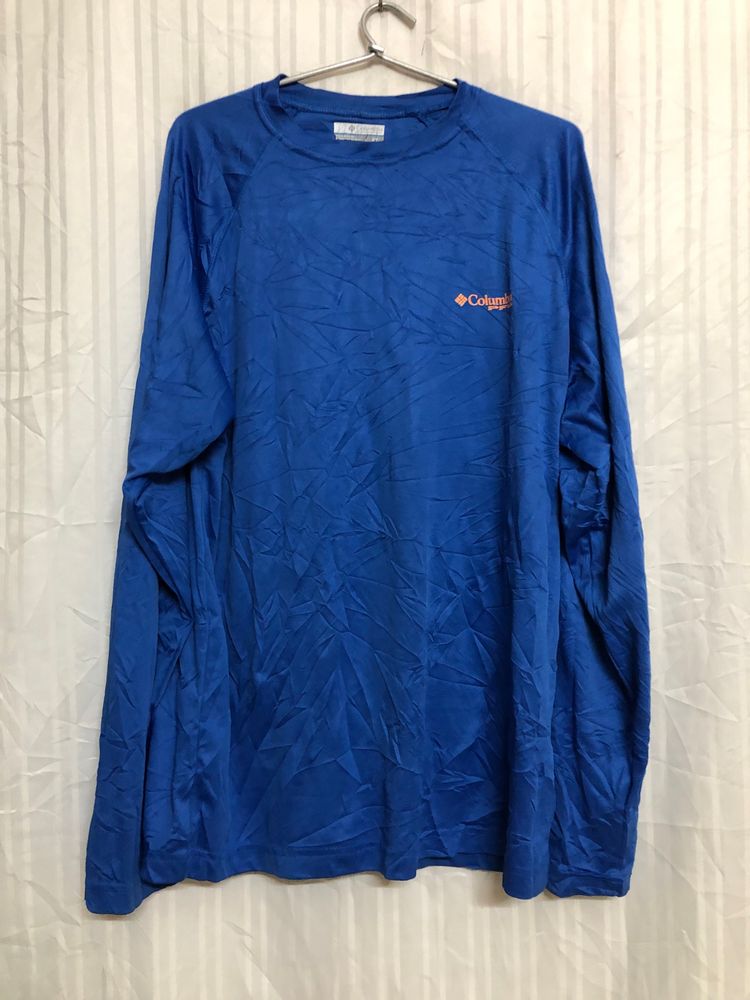 Columbia Blue Long Sleeve T Shirt