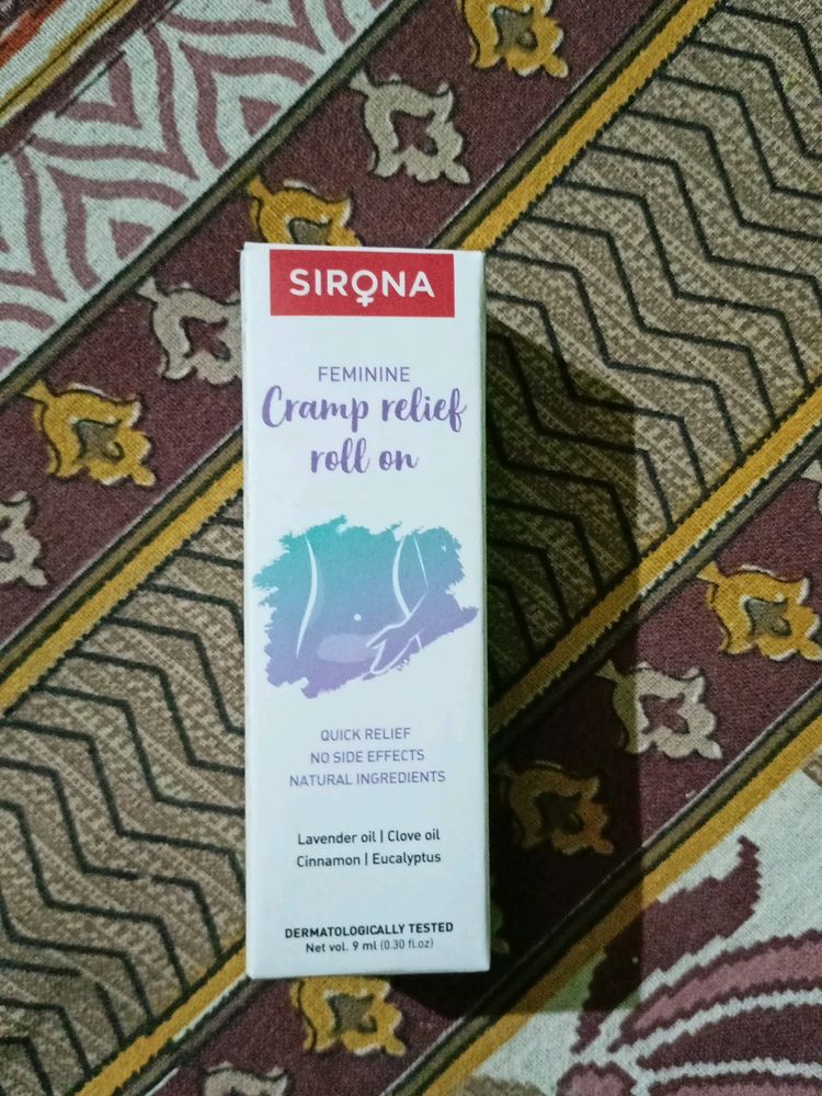 E )Sirona Cramp Relief Roll On ( Have More Than O