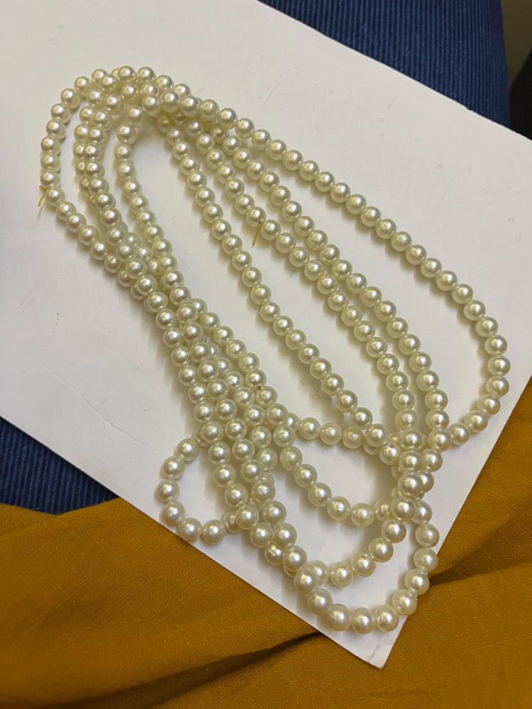 3 Pearl Necklaces