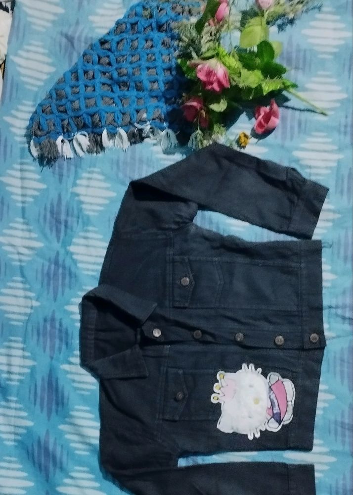 Denim Crop Jacket