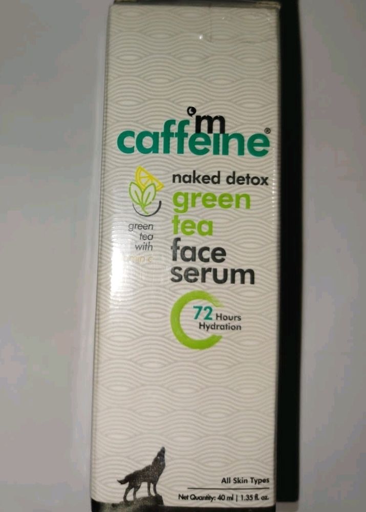 M Caffeine green tea face serum