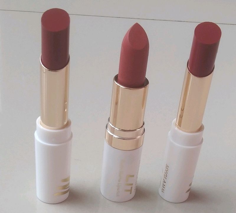 Combo Of 3 Lipstick