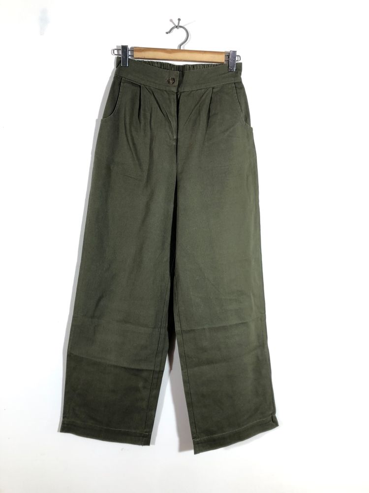 Olive Green Casual Trousers (Women’s)