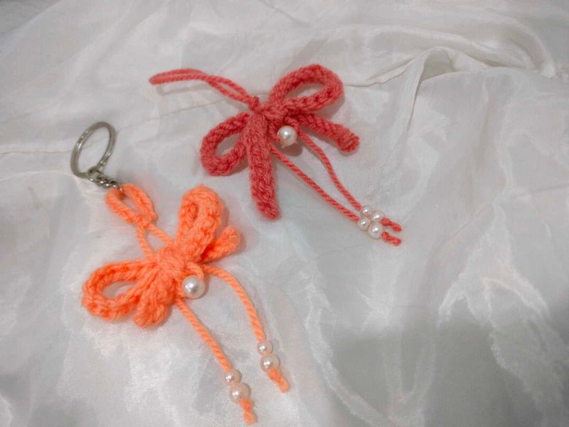 Crochet Bow Charms/Keychains