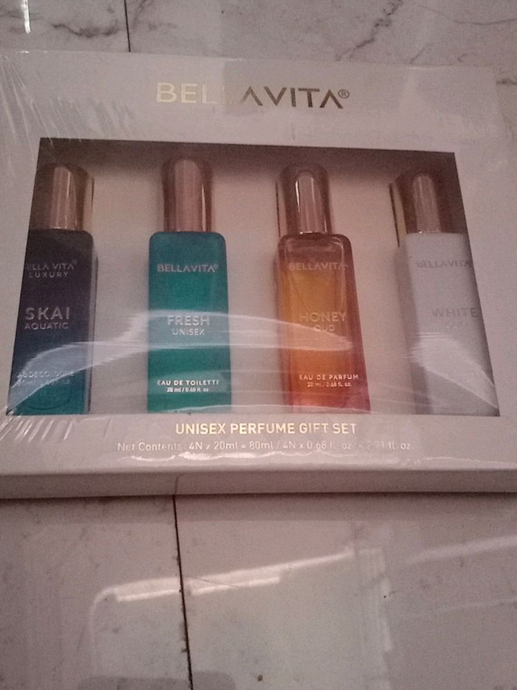 Bellavita Unisex De Perfume 4 Different Fragrances