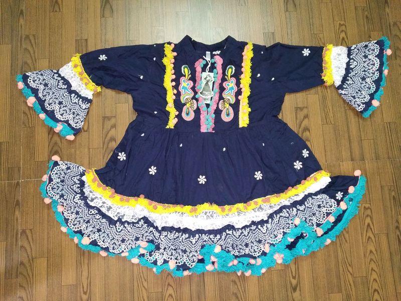 Tiara Pom-Pom Boho Dress