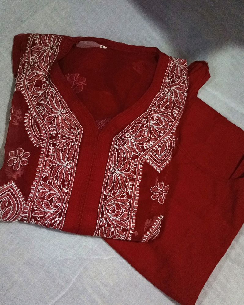 Chikankari Kurti