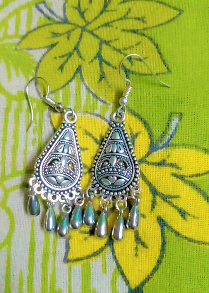 New oxidised earrings for women