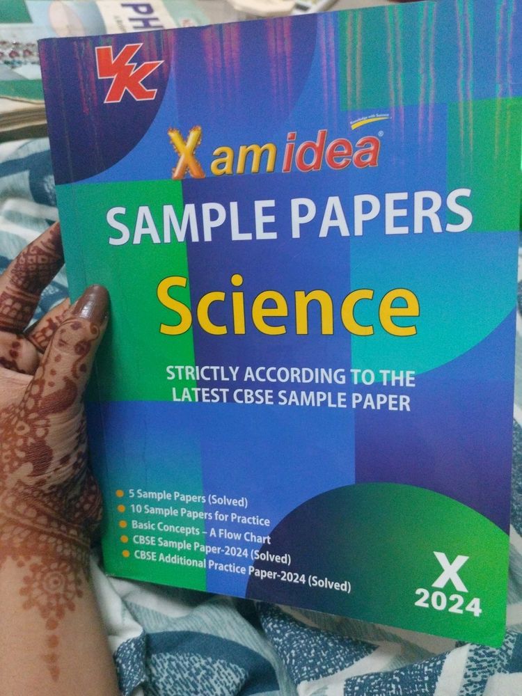 Class 10 Xam Idea Sample Paper Book