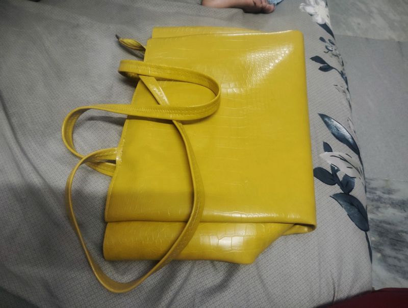 Yellow Tote Bag