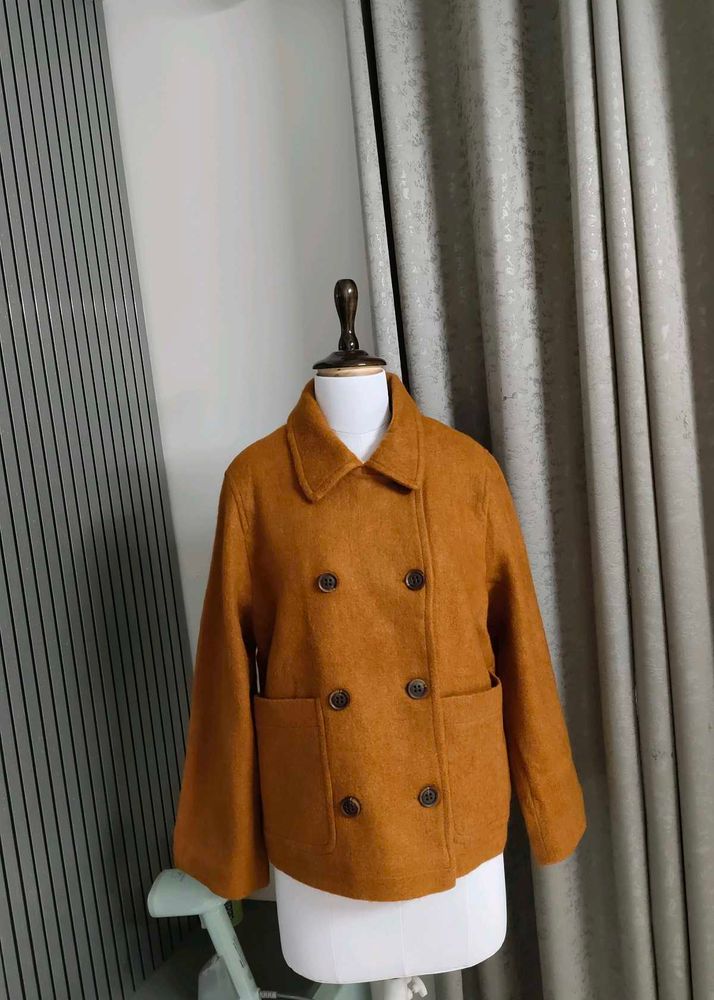 🆕 Imported Detailed Pocket Coat With Buttons