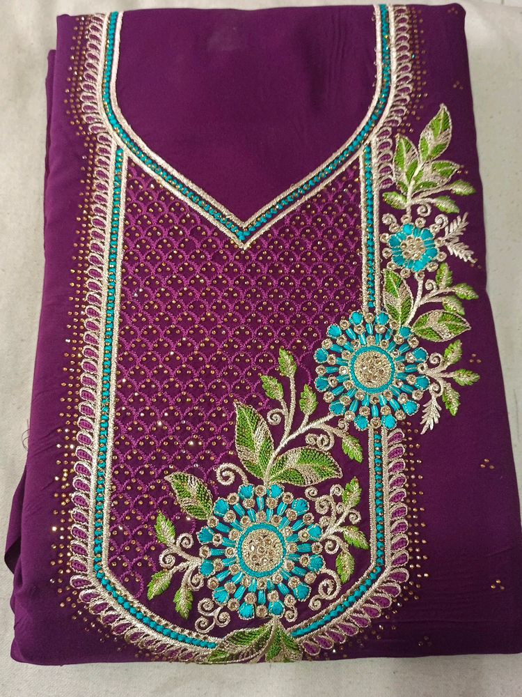 Fancy Suit With Cutwork Duptta