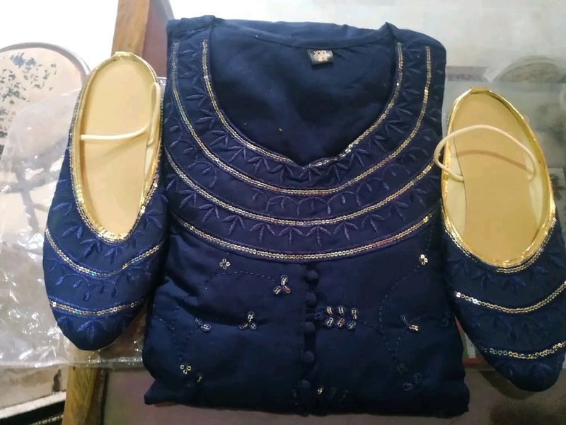 Blue Dress Jutha Set Ramadan Offer