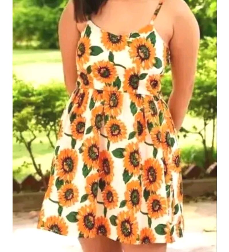 Sunflower Mini Dress