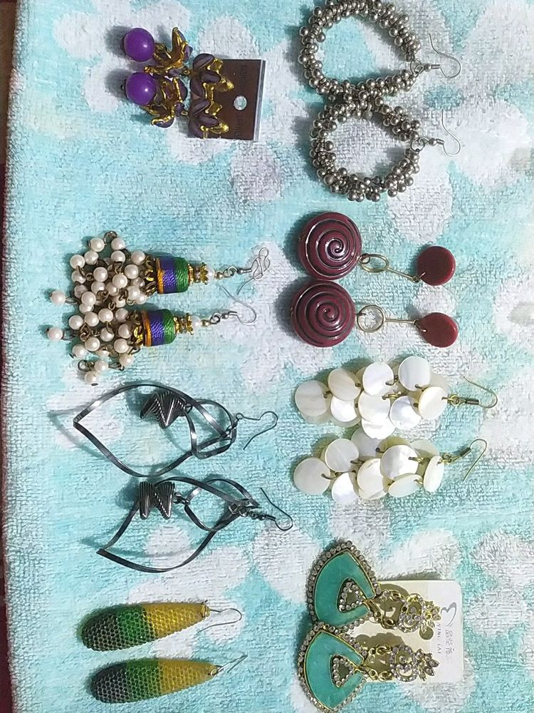 Earings With Pearl And Shell N Many More