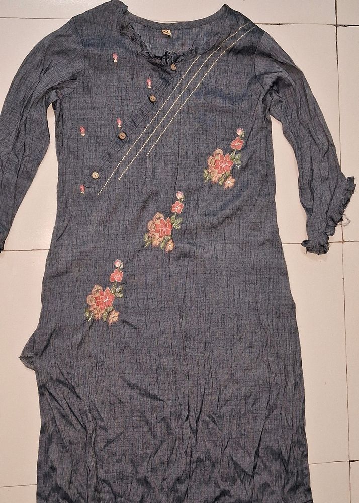 Stitched floral Kurti