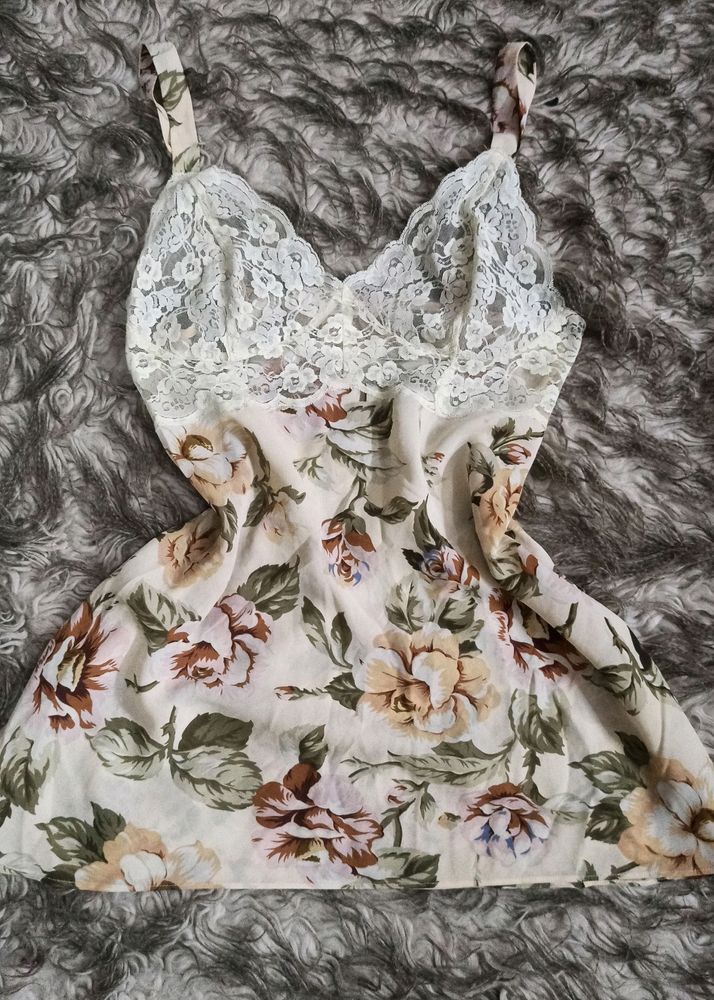 Victoria Secret Floral And Lace Dress