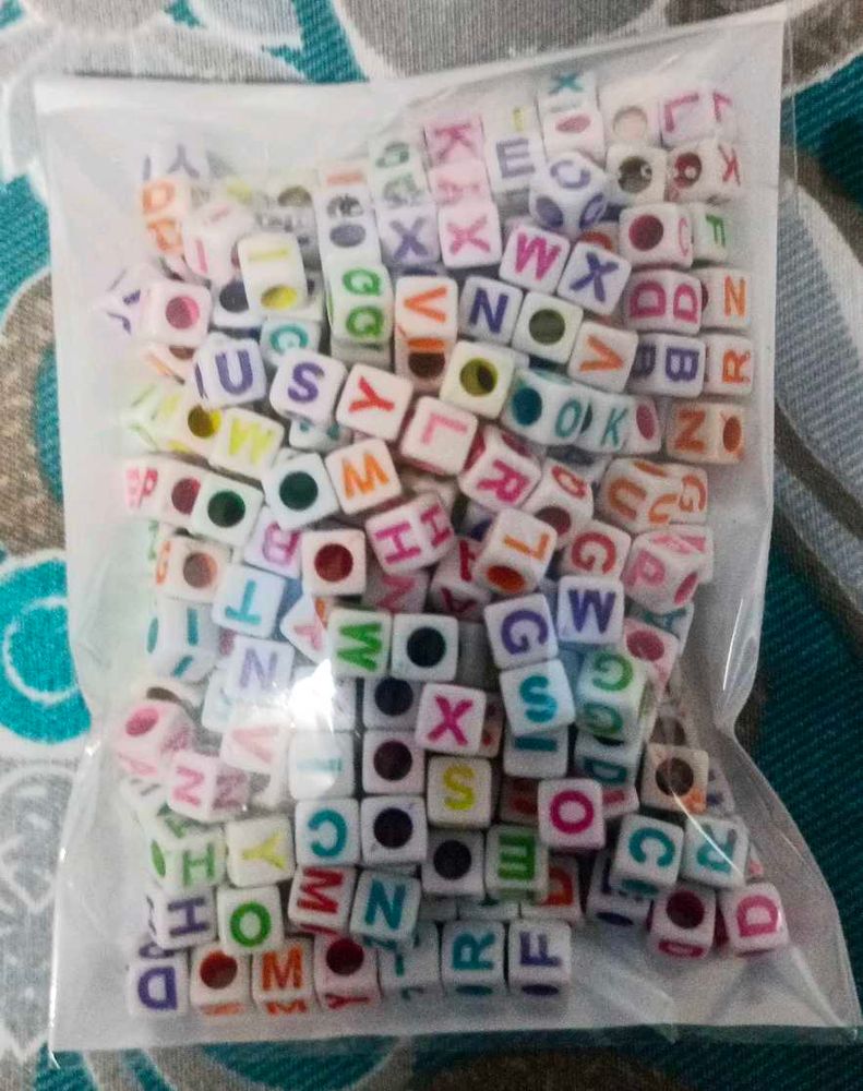 Alphabet Beads 283 And 23 Smily Bead