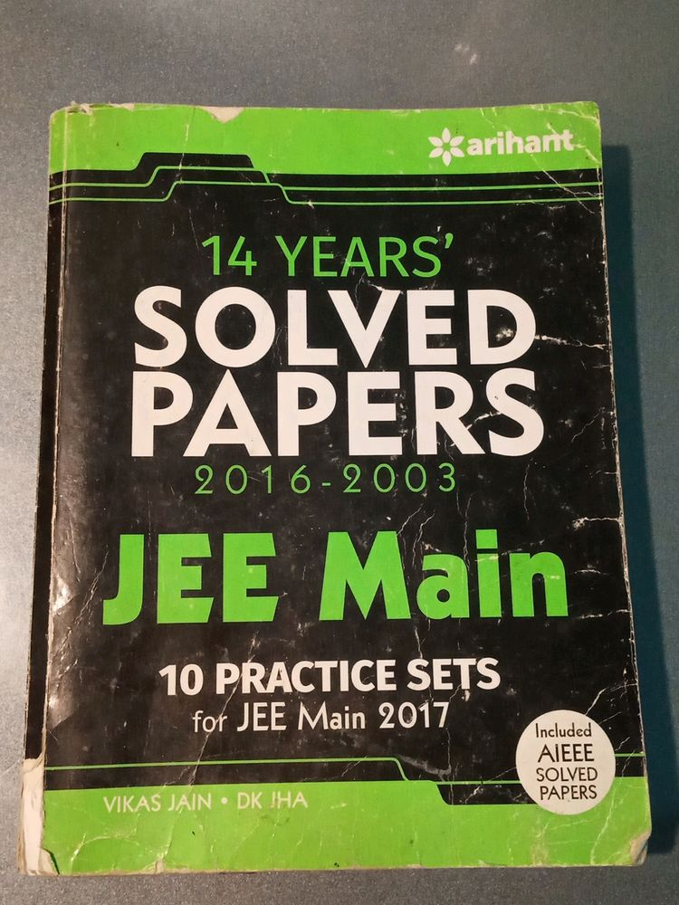 14 Years Solved Paper For Jee Mains (2016-2003)