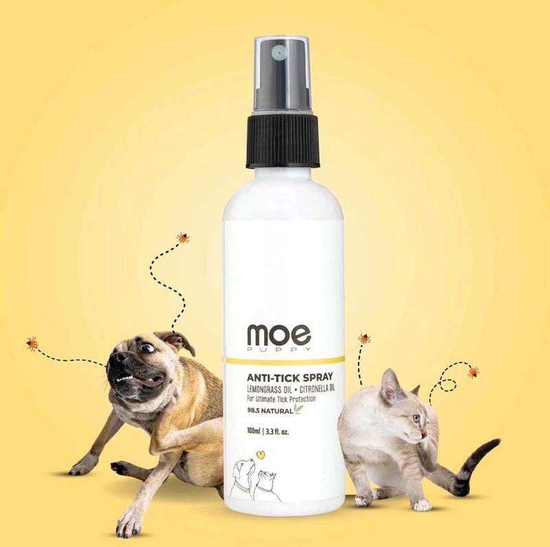 Moe Dog And Cats Anti-Tick/ Fleas Spray