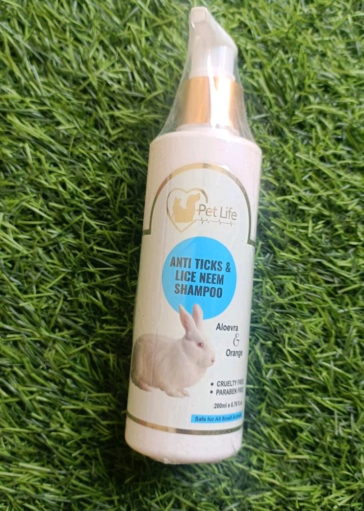 Anti Tick & Lice Neem Shampoo For Pets