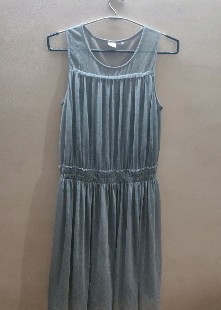 Shimmery Grey Dress