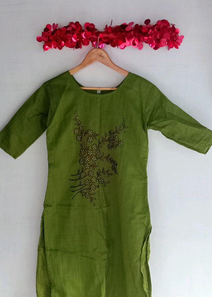 Green Kurta 🔥🔥🔥🔥 For Women