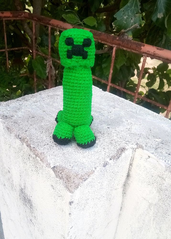 Minecraft Creeper Crochet 💚