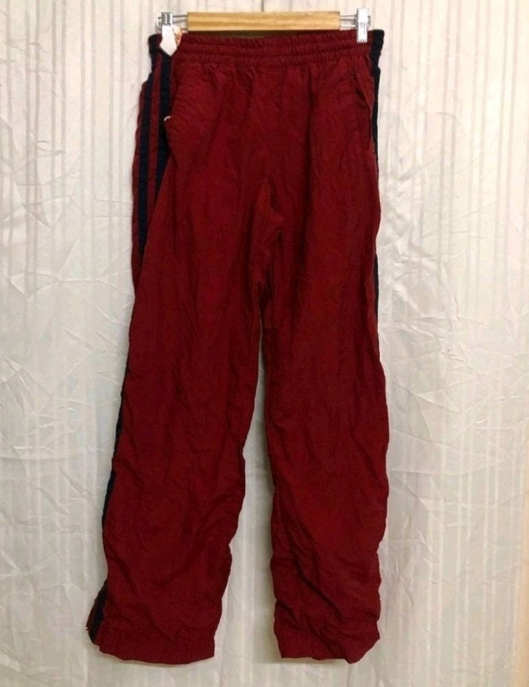 Maroon Net Track Pant