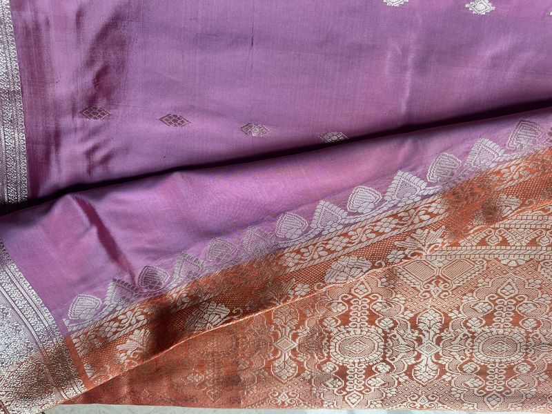 Purple Double Shade Saree