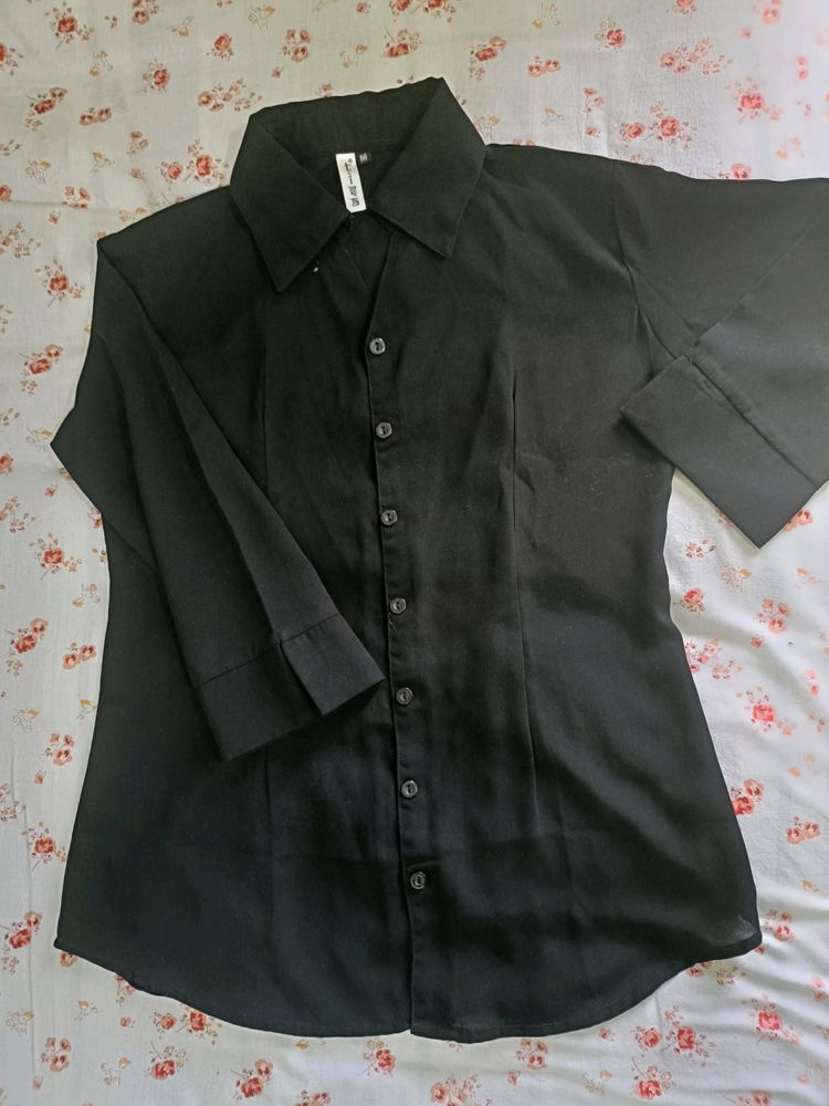 Formal Black Shirt
