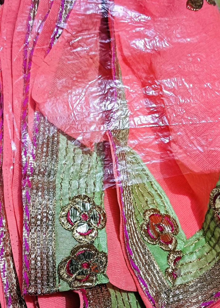 Gota Patti Beautiful Saree