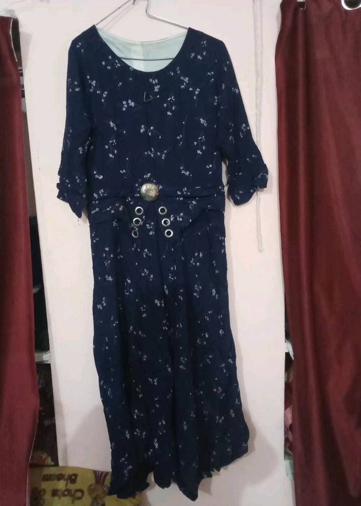 Navy Blue Gown